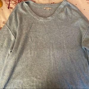 American Eagle Blue Oversized Sweater